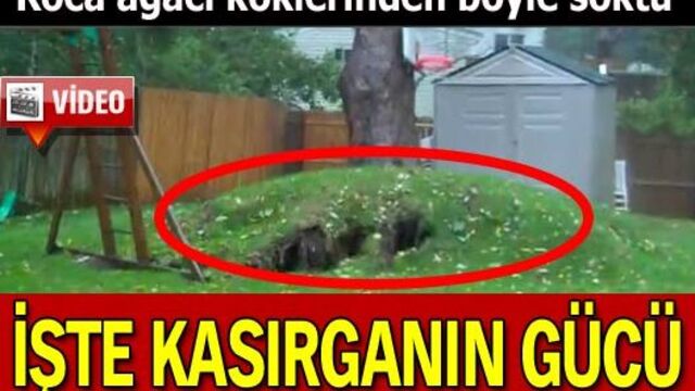 İşte kasırganın gücü