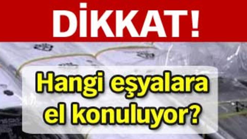 Kaçak eşya denetimi başladı!