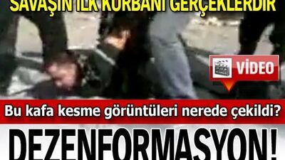 Dezenformasyon!