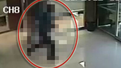 Cinayet anı güvenlik kamerasında