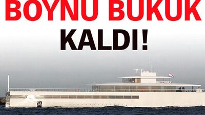 Boynu bükük kaldı!