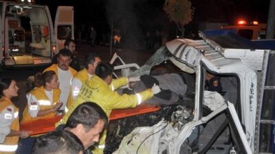 Treni görmedi çünkü...