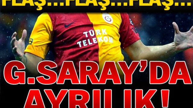 G.Saray'da ayrılık!