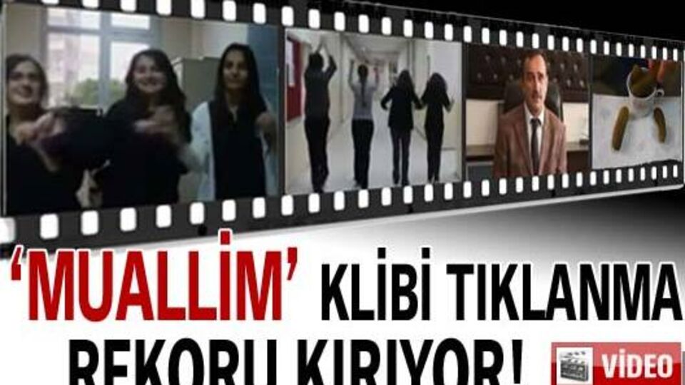 Öğretmen ve öğrencilerin bu klibi rekor kırıyor