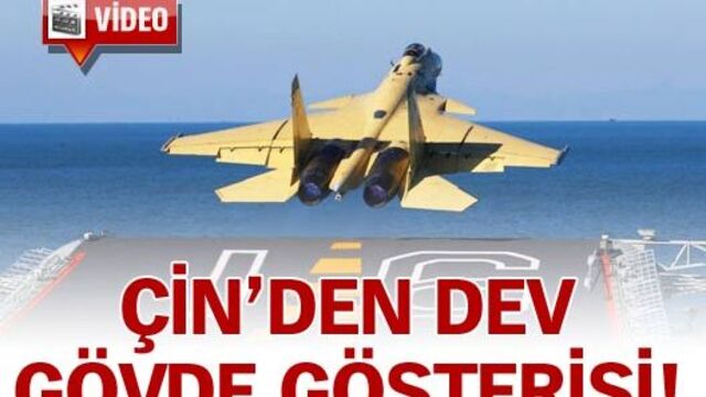 Çin'den gövde gösterisi