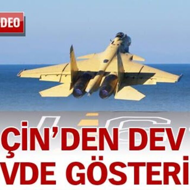 Çin'den gövde gösterisi