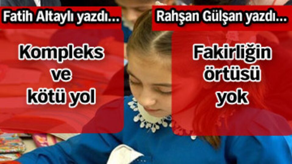 'Önlük' polemiğinde iki farklı görüş