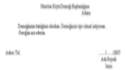 Sakın böyle yazmayın!