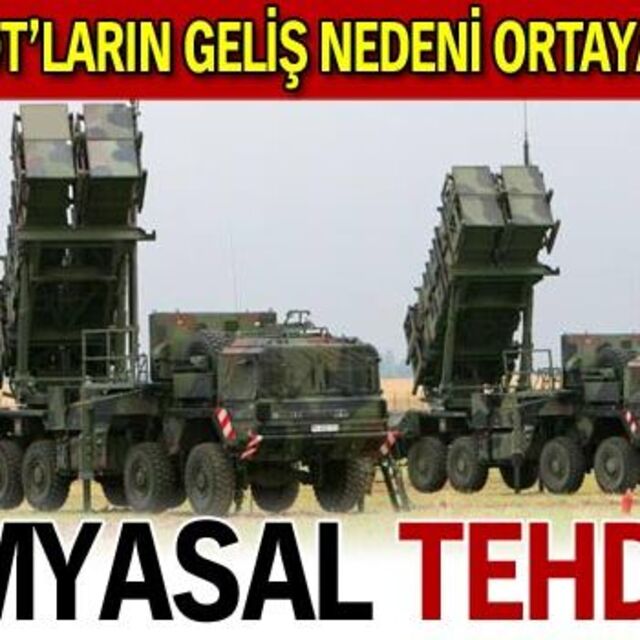 Türkiye'ye kimyasal tehdit