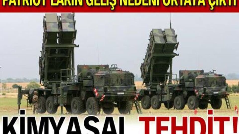Türkiye'ye kimyasal tehdit