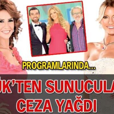 RTÜK’ten sunuculara ceza yağdı