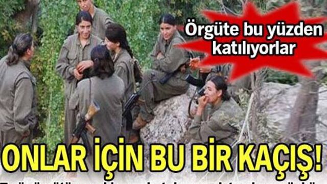 Onlar için bu bir kaçış!