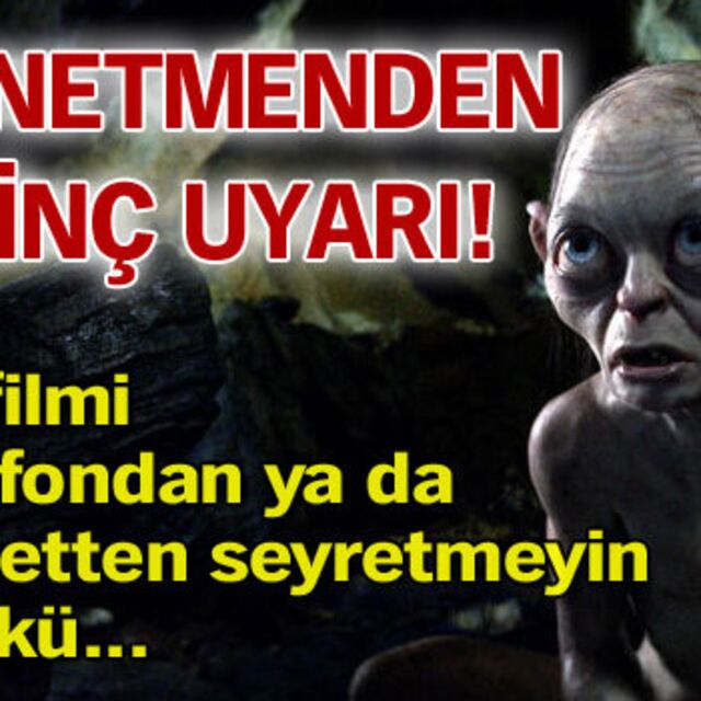 Yönetmenden ilginç uyarı