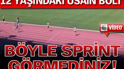 12 yaşındaki Usain Bolt!