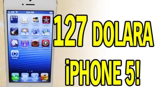 127 dolara iPhone 5!