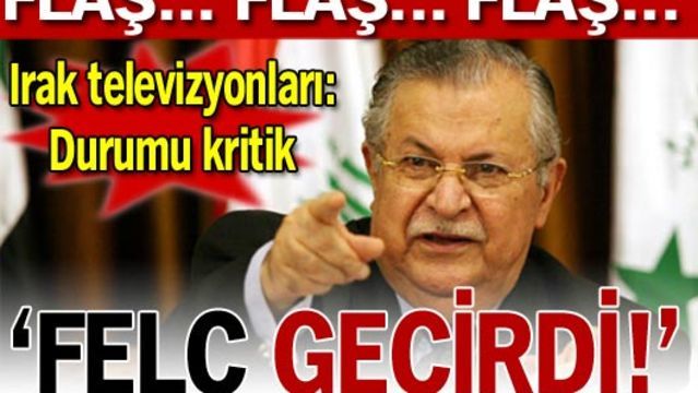 Talabani felç geçirdi