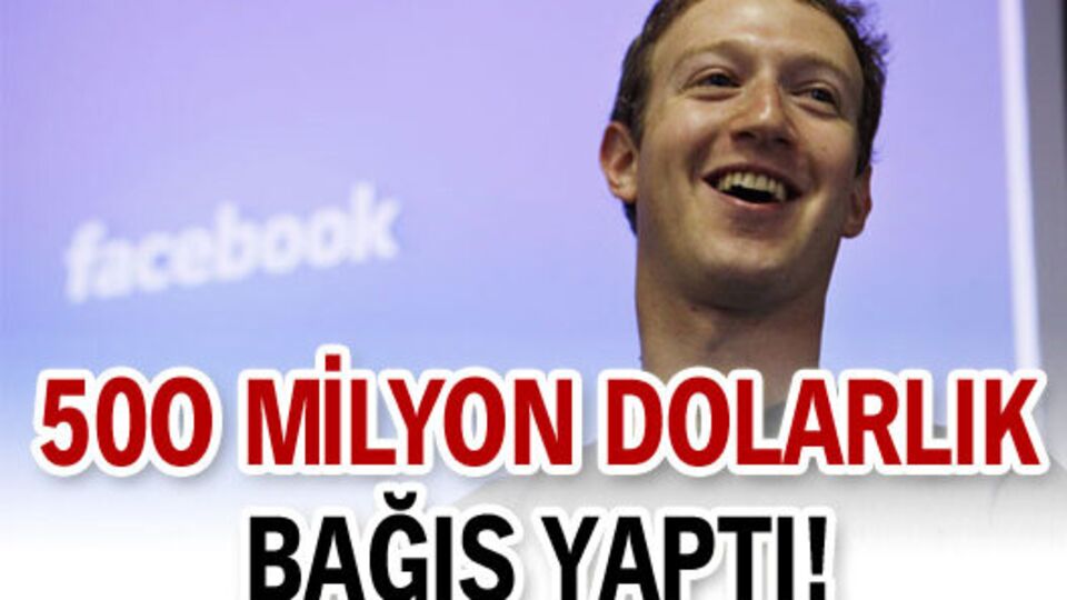 500 milyon dolarlık bağış yaptı!