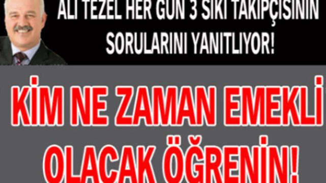 Siz sorun, Ali Tezel yanıtlasın!