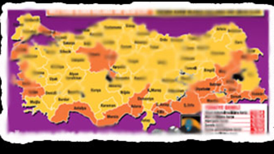 Türkiye'nin bilinmeyen haritası!