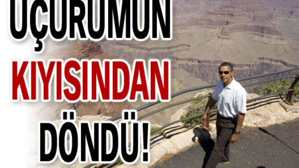 Uçurumun kıyısından döndü!