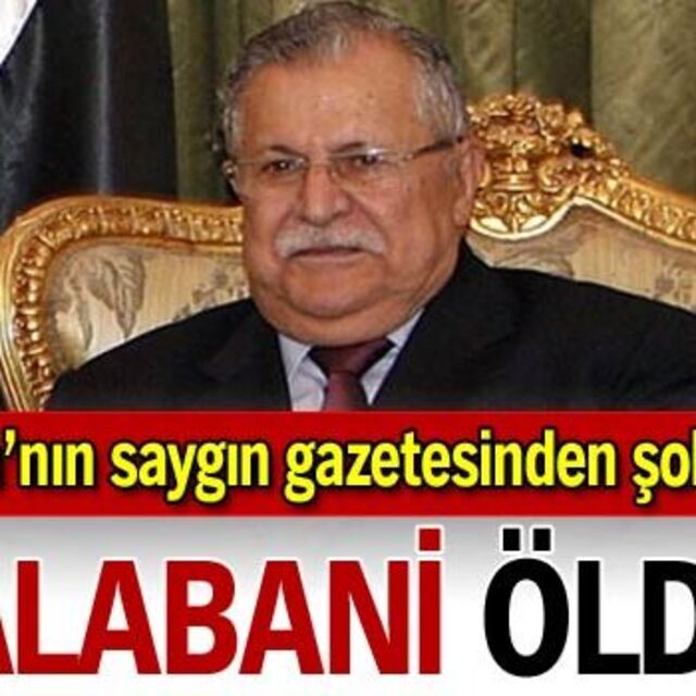 'Talabani öldü' iddiası