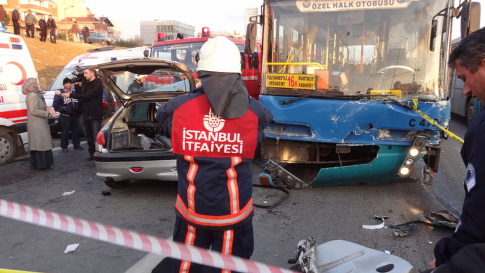 Maltepe'de feci kaza