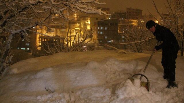 Hakkari'de kar esareti