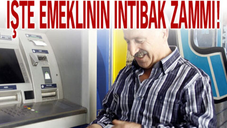 İşte emeklinin intibak zammı!