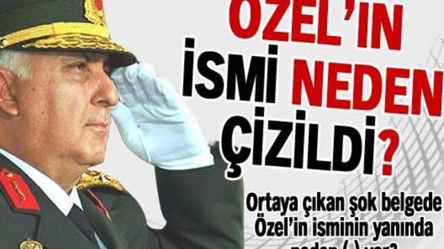 Necdet Özel'in ismi neden çizildi?