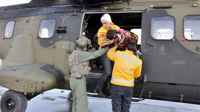 Skorsky 3 hayat kurtardı