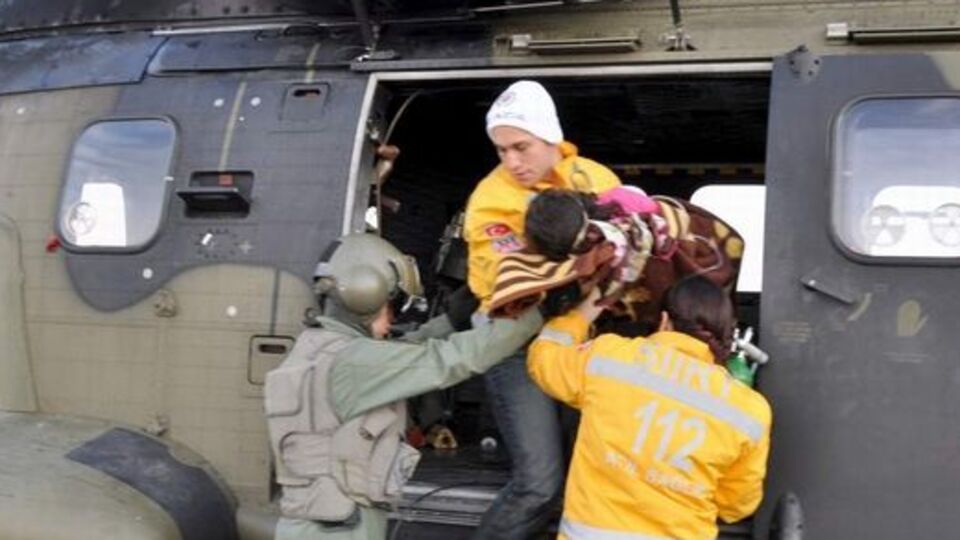 Skorsky 3 hayat kurtardı