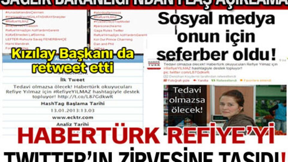 Habertürk Refiye'yi twitter'ın zirvesine taşıdı!
