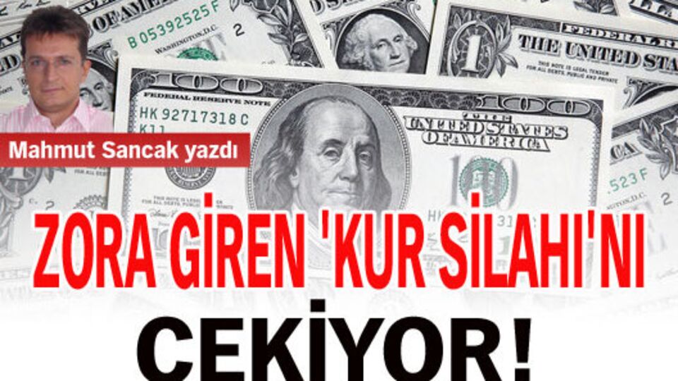 Zora giren 'kur silahını' çekiyor!
