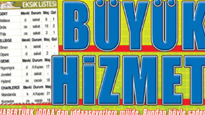 HT İDDAA'dan büyük hizmet