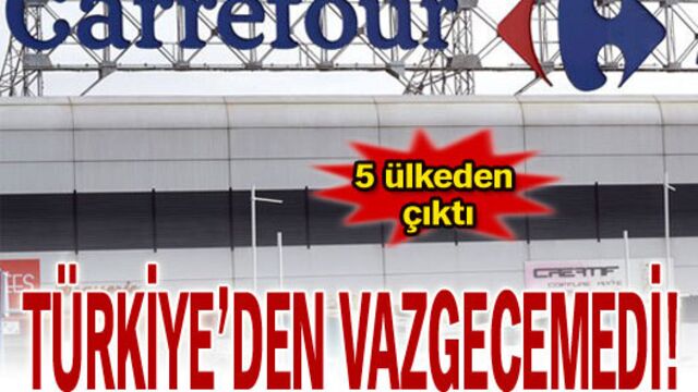 Türkiye'den vazgeçemedi!