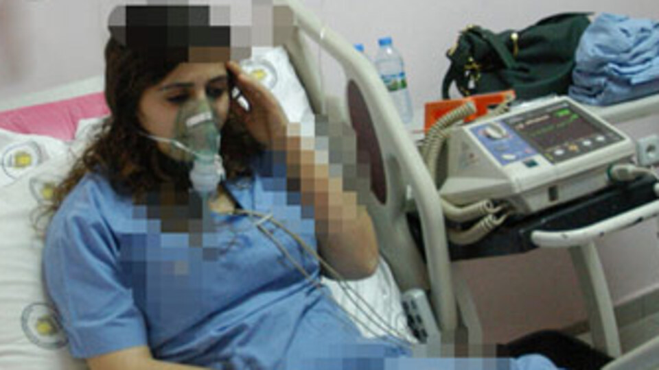 Hemşireyi bayıltana kadar dövdüler!