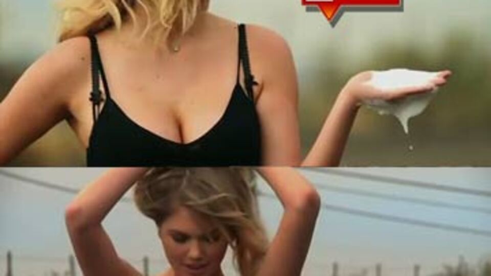 Kate Upton araba yıkadı!