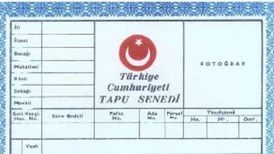 Tapuda kadının adı yok!
