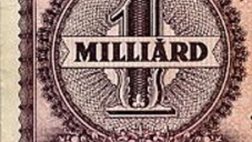 Dünyadaki en büyük rakama sahip 21 sıfırlı banknot 1946'da Macaristan'da basıldı