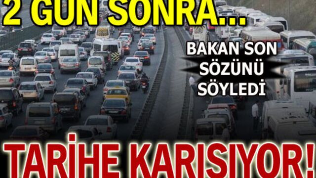 Tarihe karışıyor!