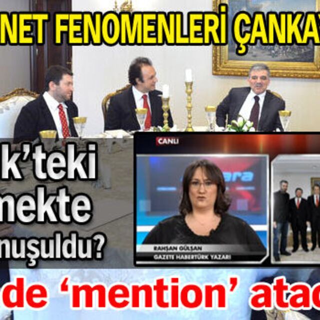 İnternet fenomenleri Köşk'te