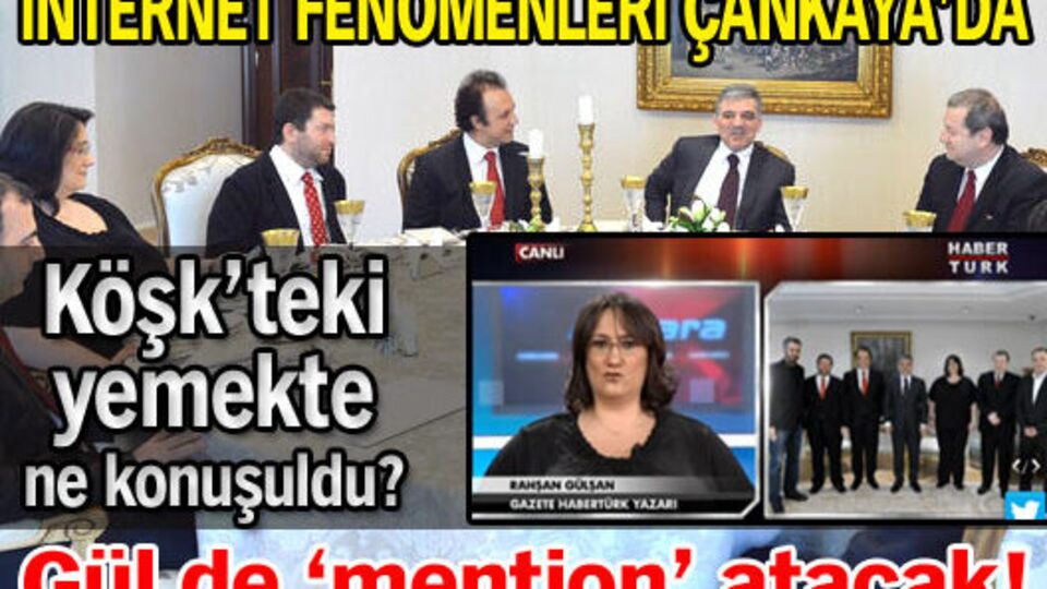 İnternet fenomenleri Köşk'te