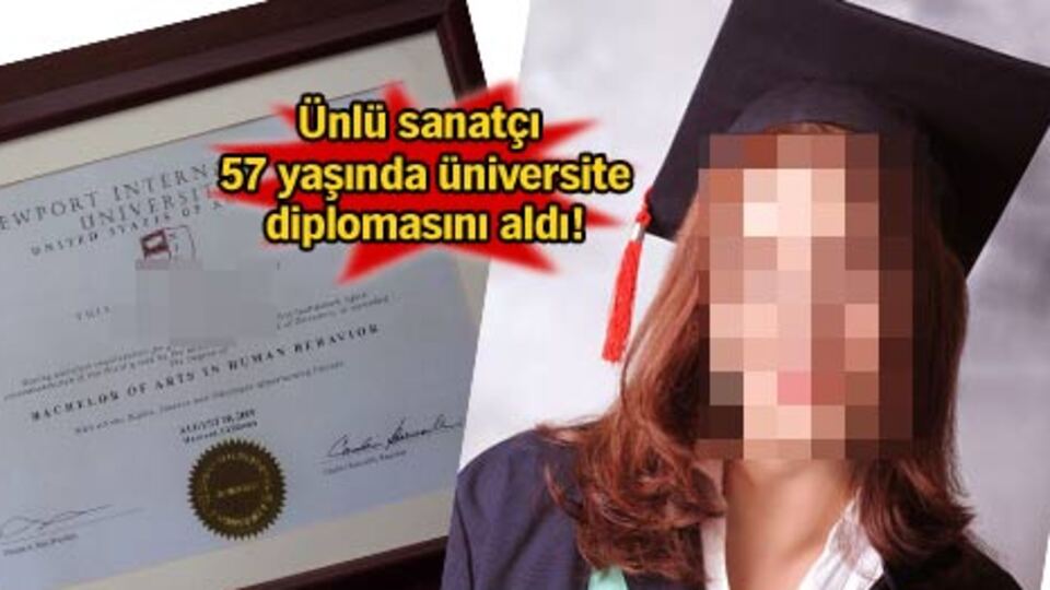 Diploma aldı kep giydi!