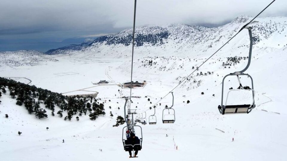 Davraz'da kayak keyfi!