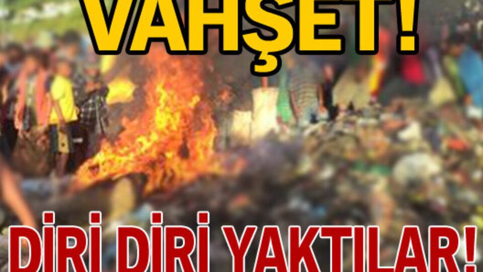 Cadı sandılar, yaktılar!