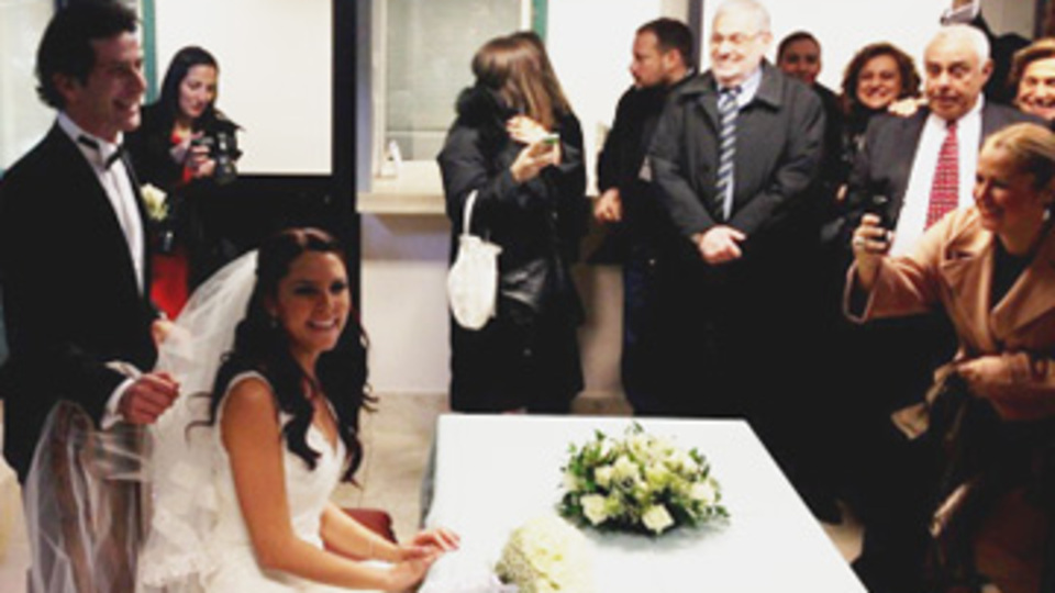 Ece Üner ile Deniz Bayramoğlu evlendi