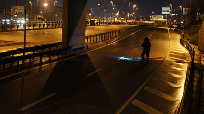 E-5 de bombalı pankart paniği