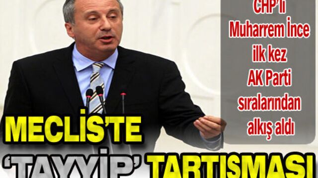 Meclis'te 'Tayyip' tartışması