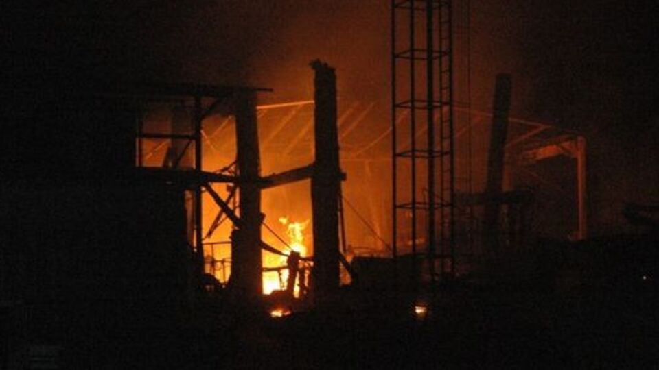 Kimya fabrikasında patlama