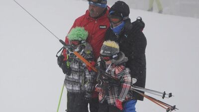 Uludağ'da kar kalınlığı 195 santimetre!